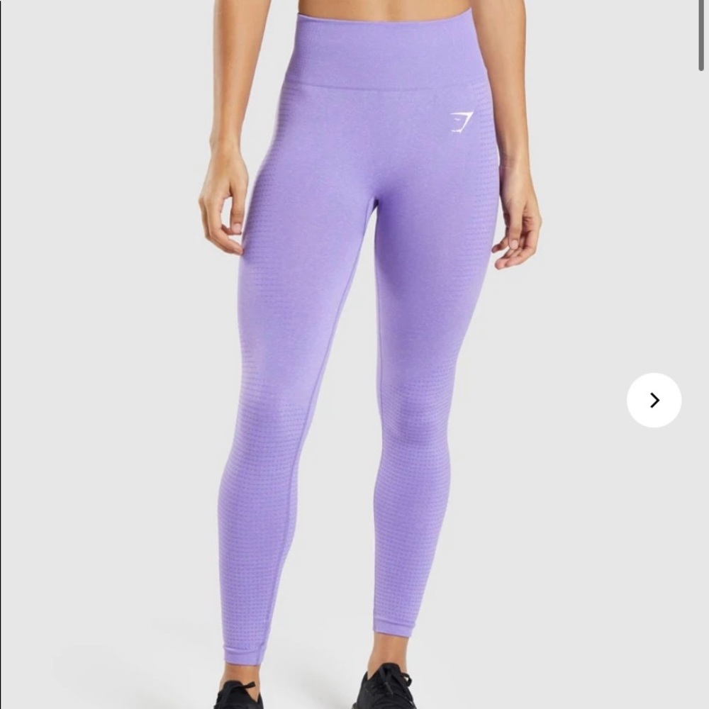 Gymshark Vital Seamless 2.0 Leggings - Bright Purple Marl XXL